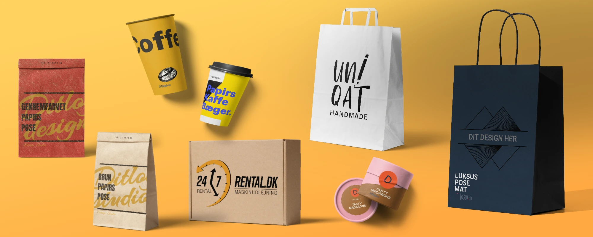 Takeaway Emballage med Logo