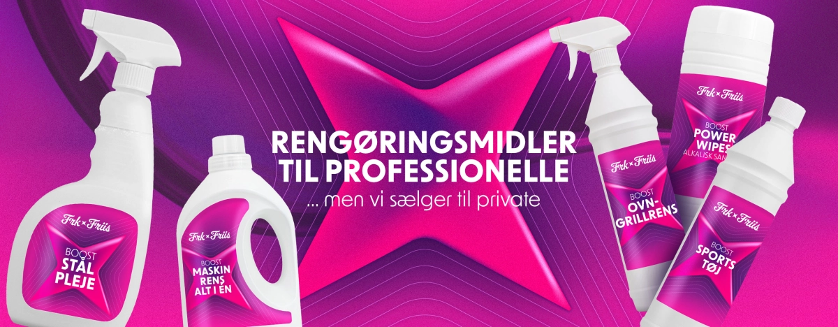 Professionelle rengøringsmidler