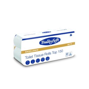 Bulkysoft nyfiber toiletpapir 3-lags ekstra blødhed
