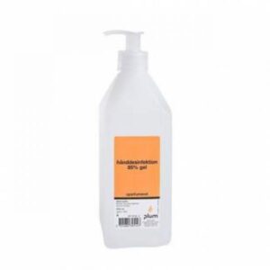 Hånddesinfektionsgel 600 ml 85%