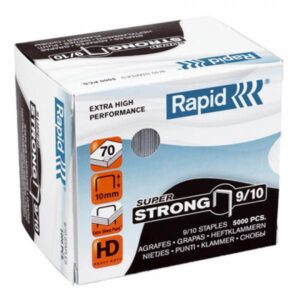 Hæfteklammer galvaniseret 9/10 Rapid super strong
