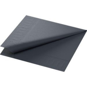 Tissue serviet 33x33cm Sort