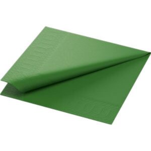 Napkins 2-Ply 33x33 cm Leaf Green