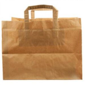 Bærepose neutral brun papir 41L